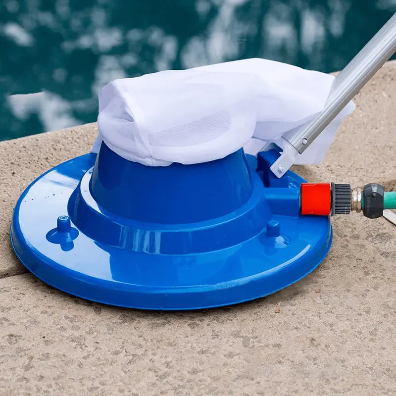 Poollux Handheld Pool Vacuum Cleaner With Suction Head And Mesh Bag