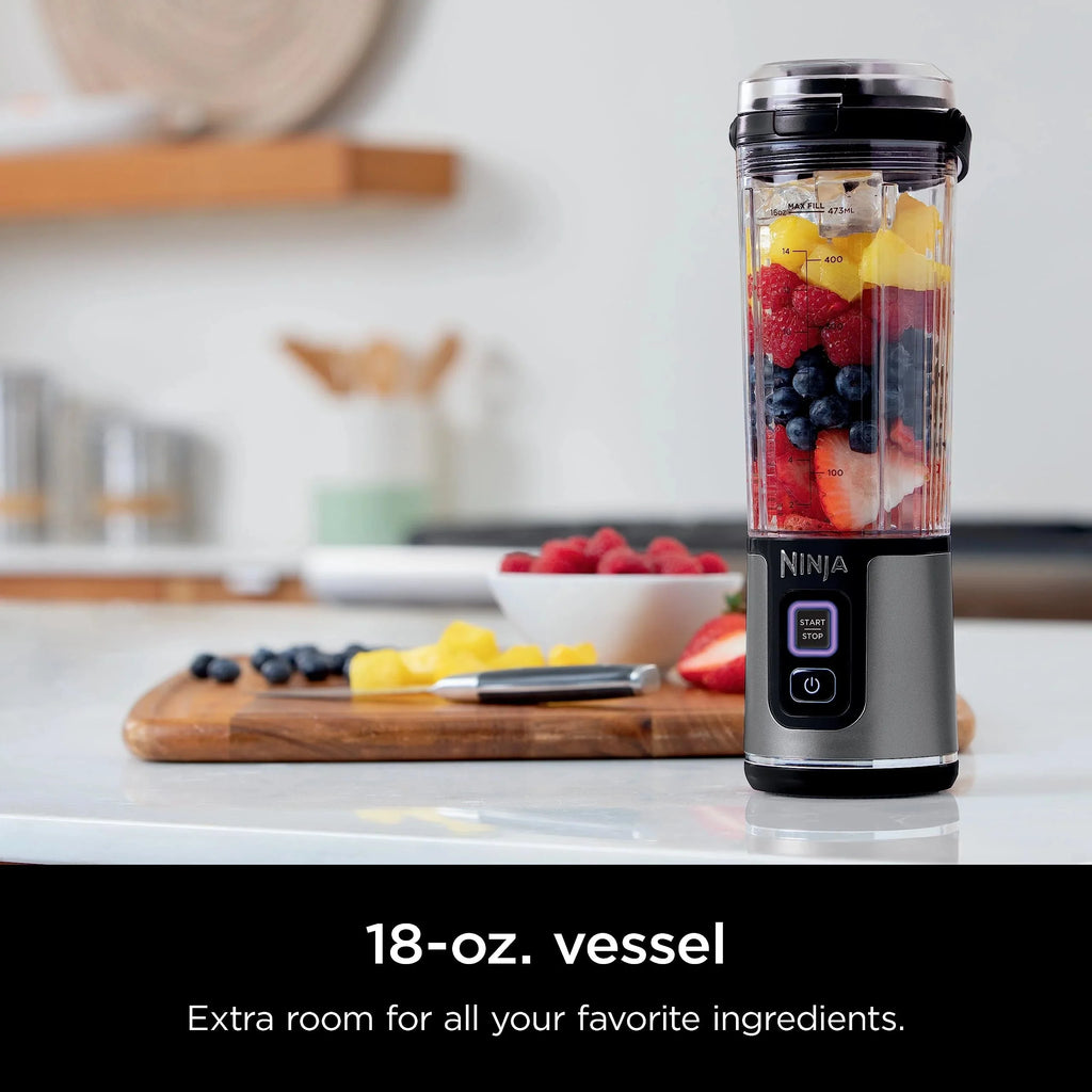 Ninja Blast Portable Personal Blender, Cordless, 18 oz, Metallic Purple - BC151PL