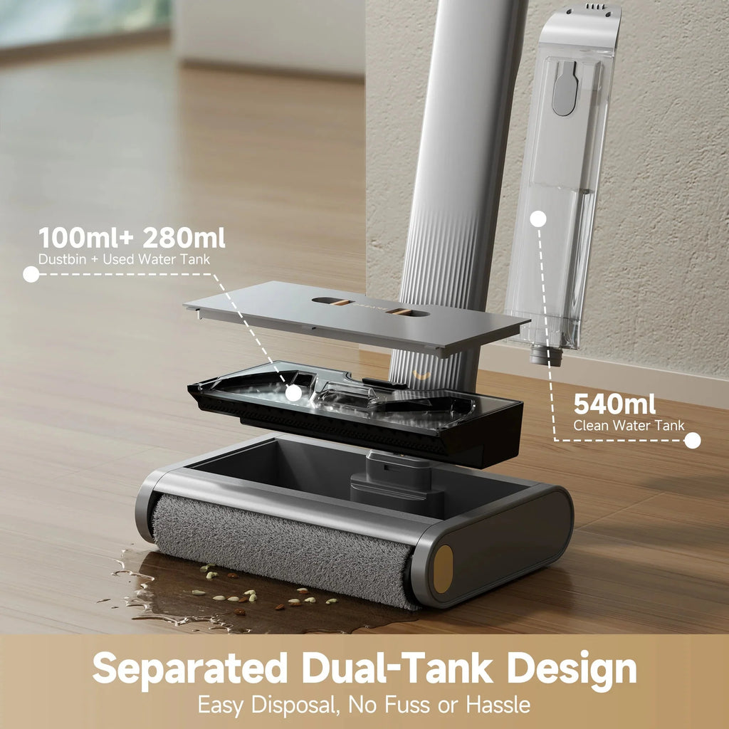 Dreame Cordless Floor Washer With Two Separate Water Tanks - Floor X 100