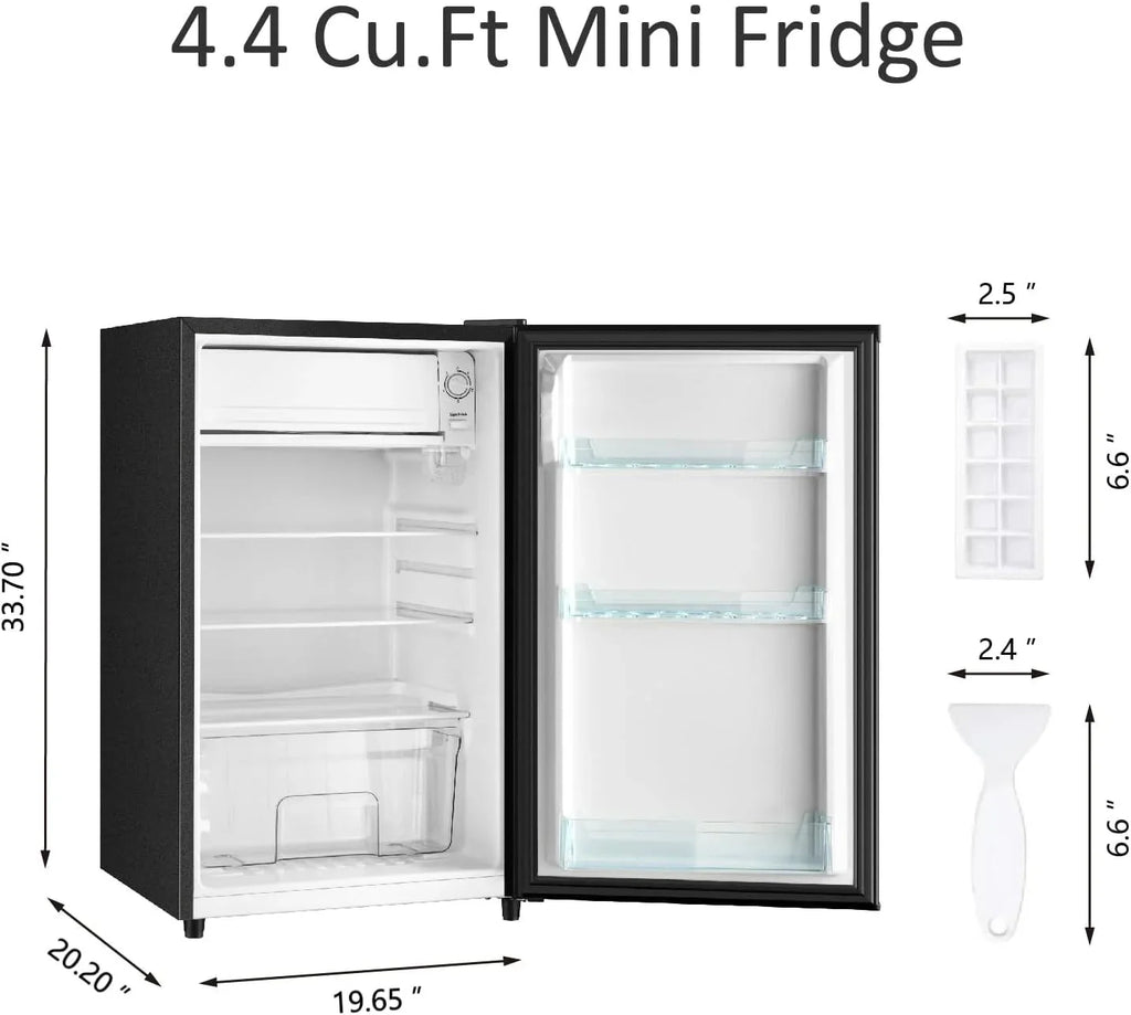 Kcpolre Mini Fridge With Freezer, 3.1 Cu.Ft, Pink - JINXIN85B