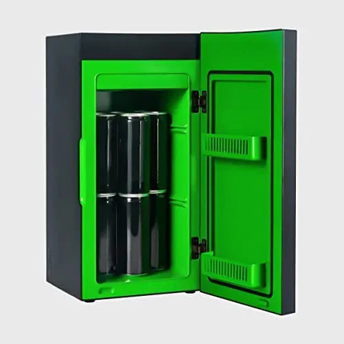 Xbox Official Gear Series X Thermoelectric Mini Fridge Cooler, 10L, 12 Can Holder, USB Port, AC/DC Powered