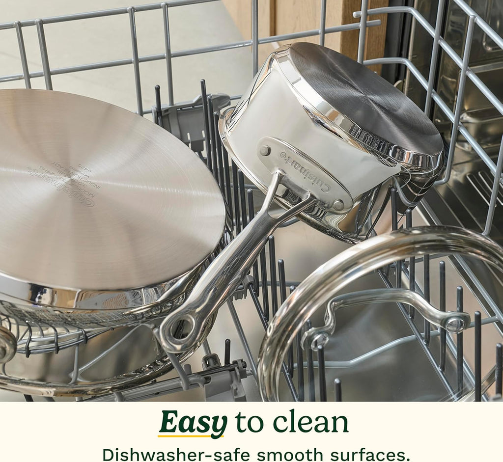 Cuisinart Chef's Classic 11-Piece Stainless Steel Cookware Set