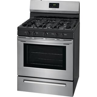 Frigidaire 30 in 5 Burner Freestanding Gas Range In Stainless Steel - FCRG3052AS