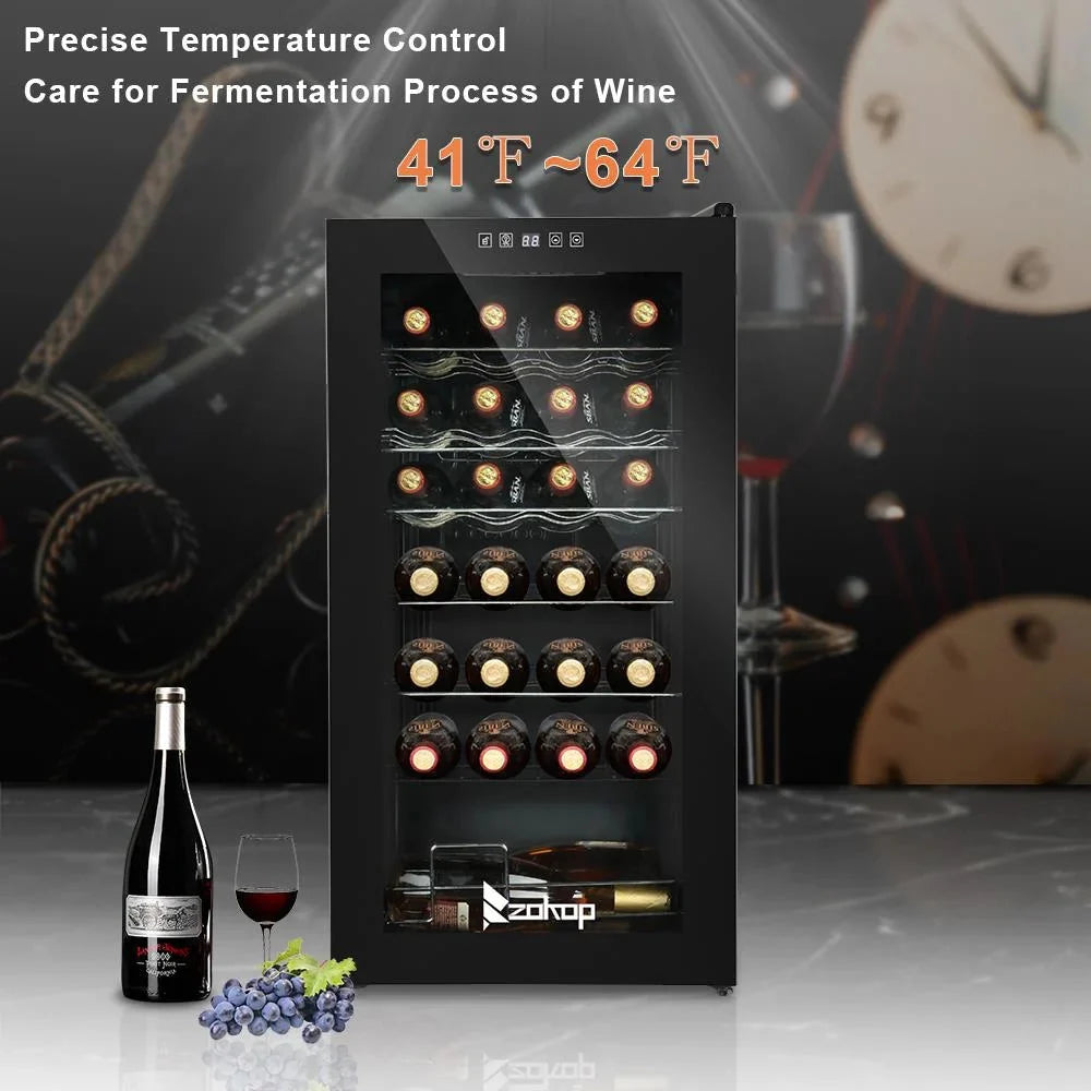 Ktaxon 18 Bottle Compressor Wine Cooler, 1.8 Cu.Ft, 52L - Freestanding