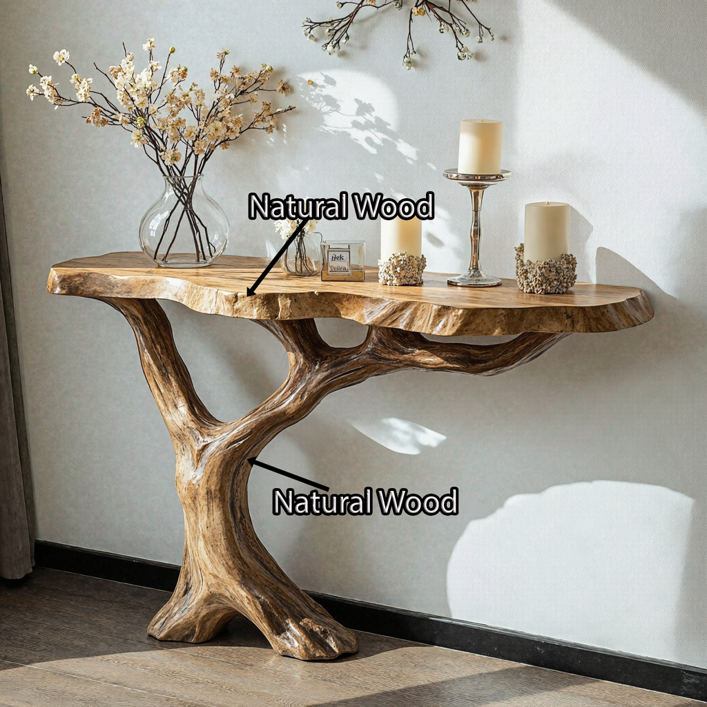 Farmhouse Console Table For Cozy Hallway Decor - view 6