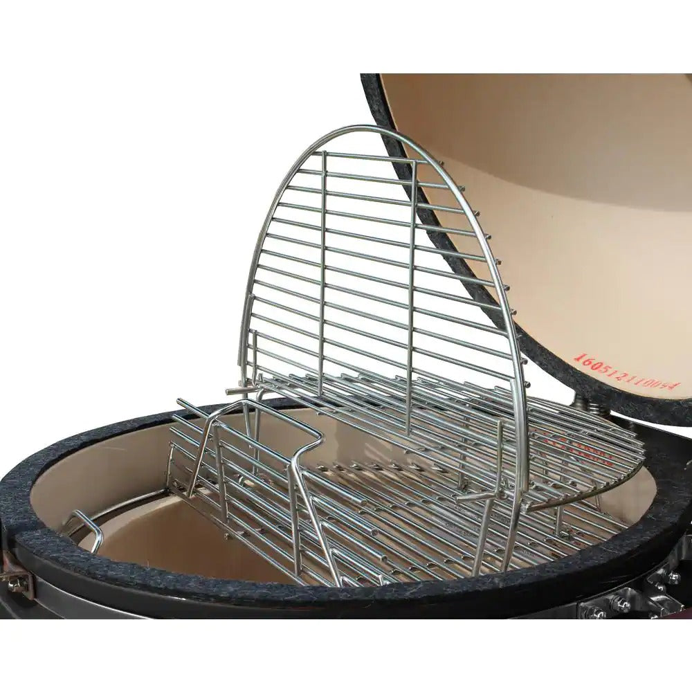 The Grills 22 in Kamado Pro Ceramic Charcoal Grill With Cover - Kamado Pro