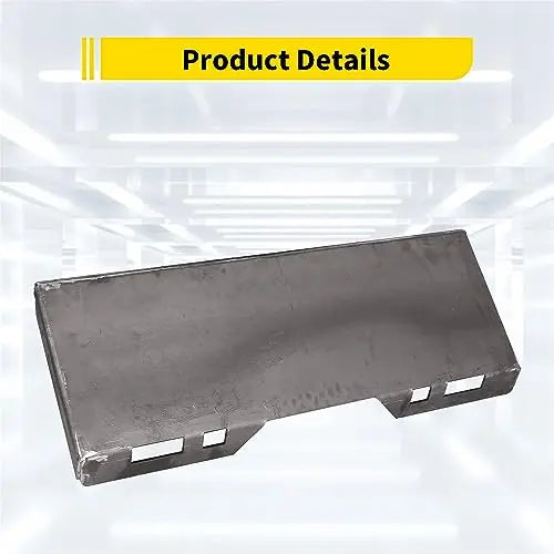 1/2 Skid Steer Quick Tach Mount Plate - Compatible With Bobcat Kubota