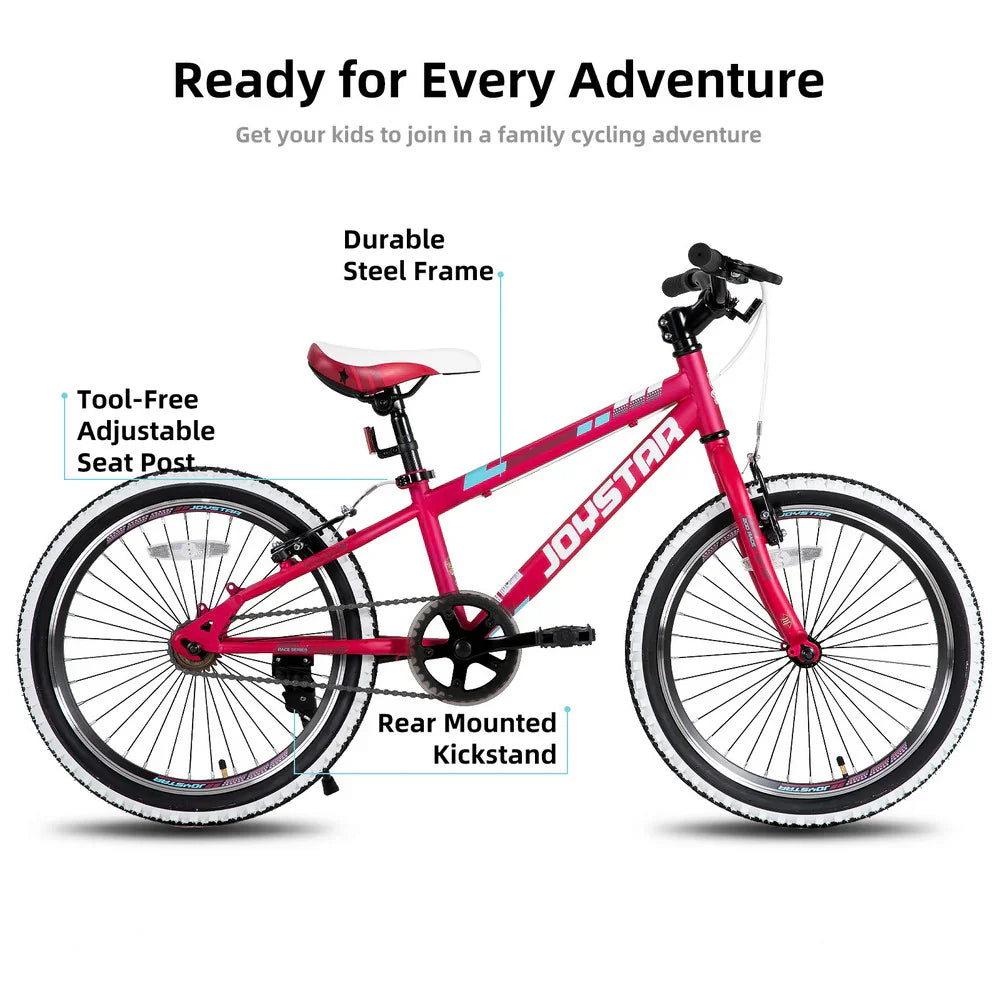 JOYSTAR Lubbock Kids Mountain Bike, 20-inch / 24-inch, Single Speed - Lubbock