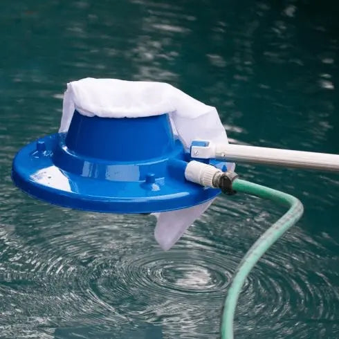 Poollux Handheld Pool Vacuum Cleaner With Suction Head And Mesh Bag