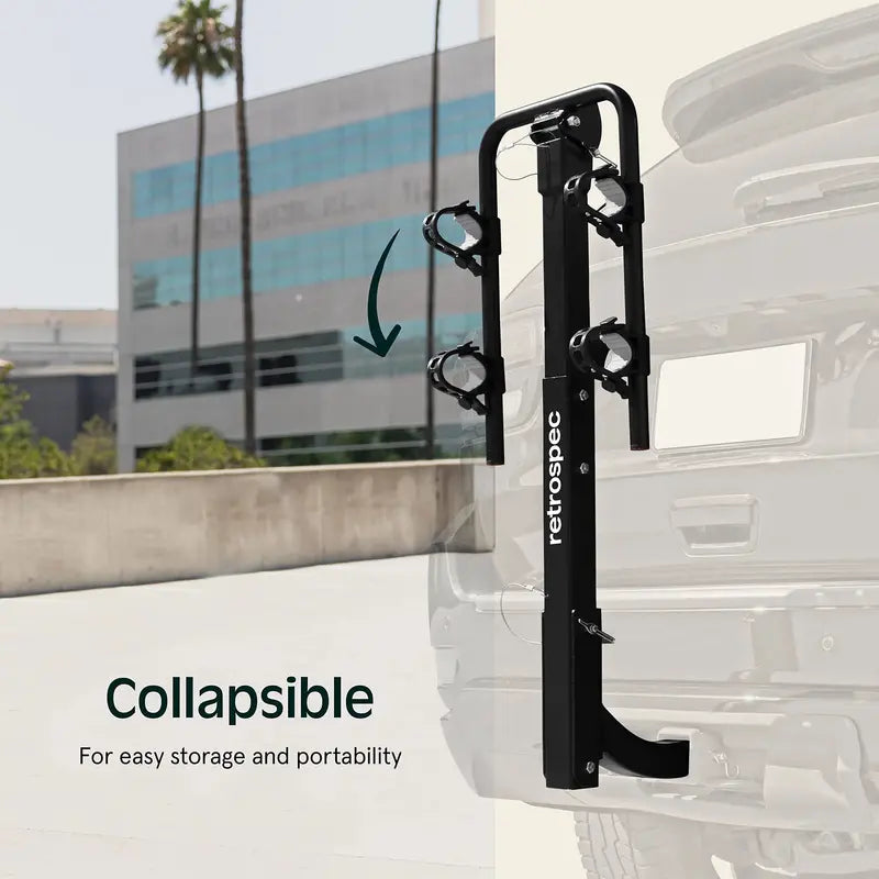 Retrospec Lenox 2-Bike Hitch Rack For 2-Inch Hitches, 80lbs Capacity