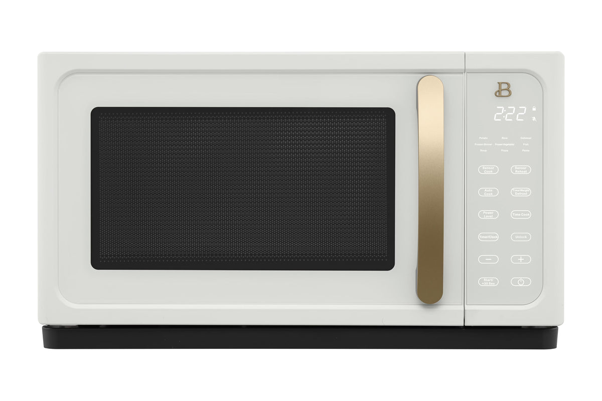 Beautiful 1.1 Cu ft 1000 Watt Sensor Microwave Oven, White Icing - BFCMS811WEST10