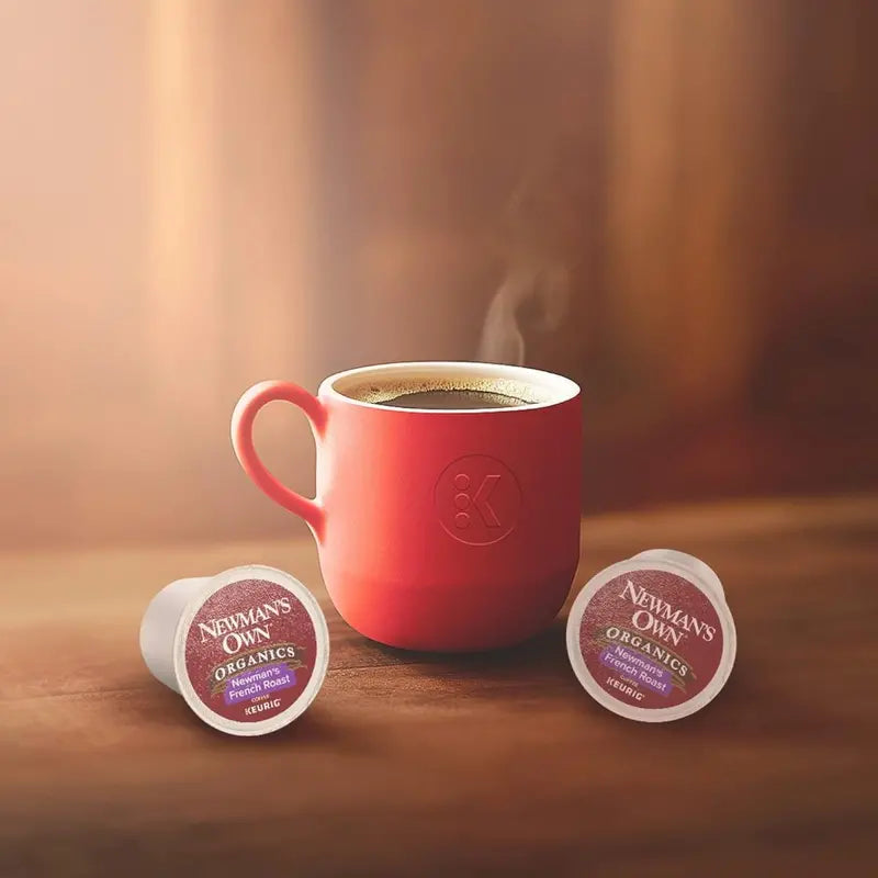 Newman's Own Organics French Roast Dark Coffee K-Cup Pods, 96 Count - 5000203555