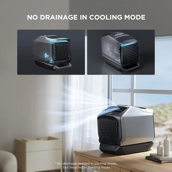 ECOFLOW WAVE 2 Portable Outdoor Air Conditioner With Heater, 1800W, 6K BTU - SAK84173