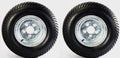 205/65-10 Trailer Tire With 5 Lug 4.5 inch Bolt Pattern, Load Range E, 1535 lbs Capacity