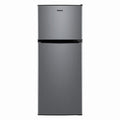 Galanz 4.6 Cu Ft Two Door Mini Refrigerator With Freezer, Stainless Steel - GL46TS5E