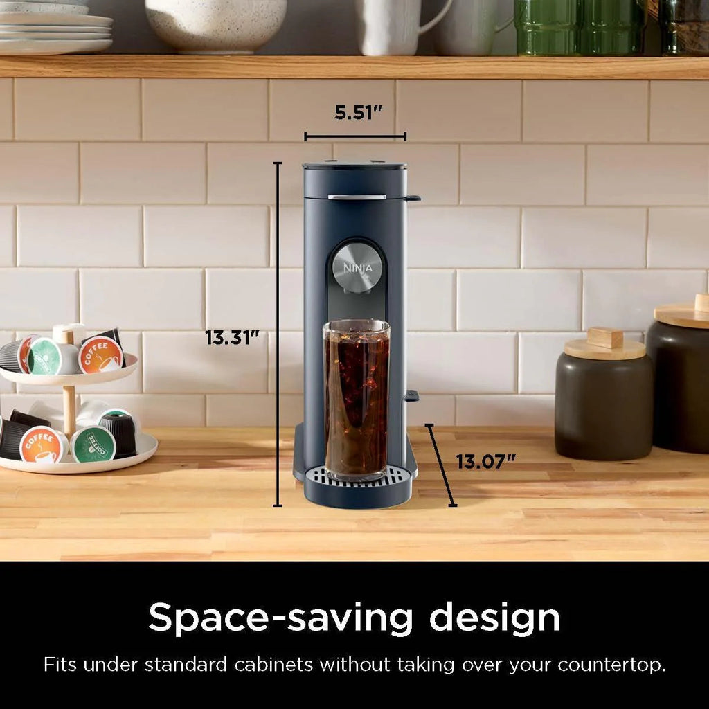Ninja Pods & Grounds Single-Serve Coffee Maker, 56-oz. Reservoir, Stone - PB041ST