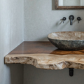 Elegant Rustic Bathroom Floating Shelves For Bathroom Organization