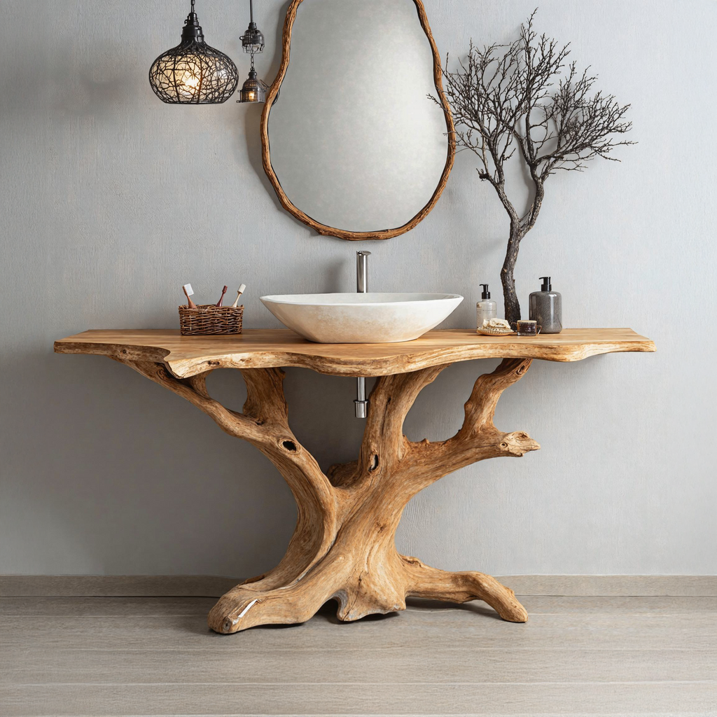 Custom Handcrafted Bathroom Vanity For Stylish Interiors - view 3