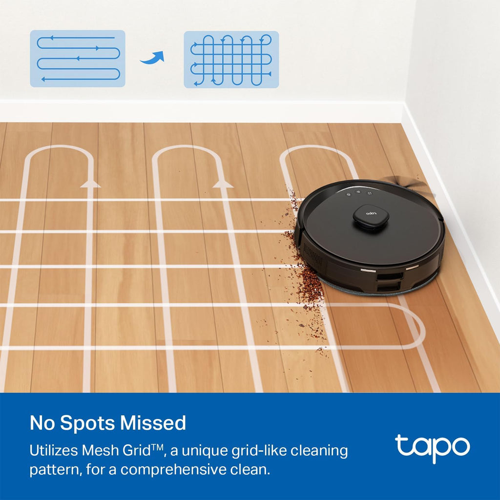 Tapo LiDAR Robot Vacuum And Mop With Self-Emptying Dock, 5300Pa - RV30 Max Plus