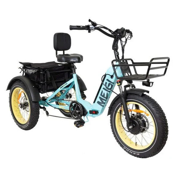 DWMEIGI Silverado 20 inch 48V/14Ah 750W Folding Electric Tricycle With Wide Tires, 150 kg - MG2301