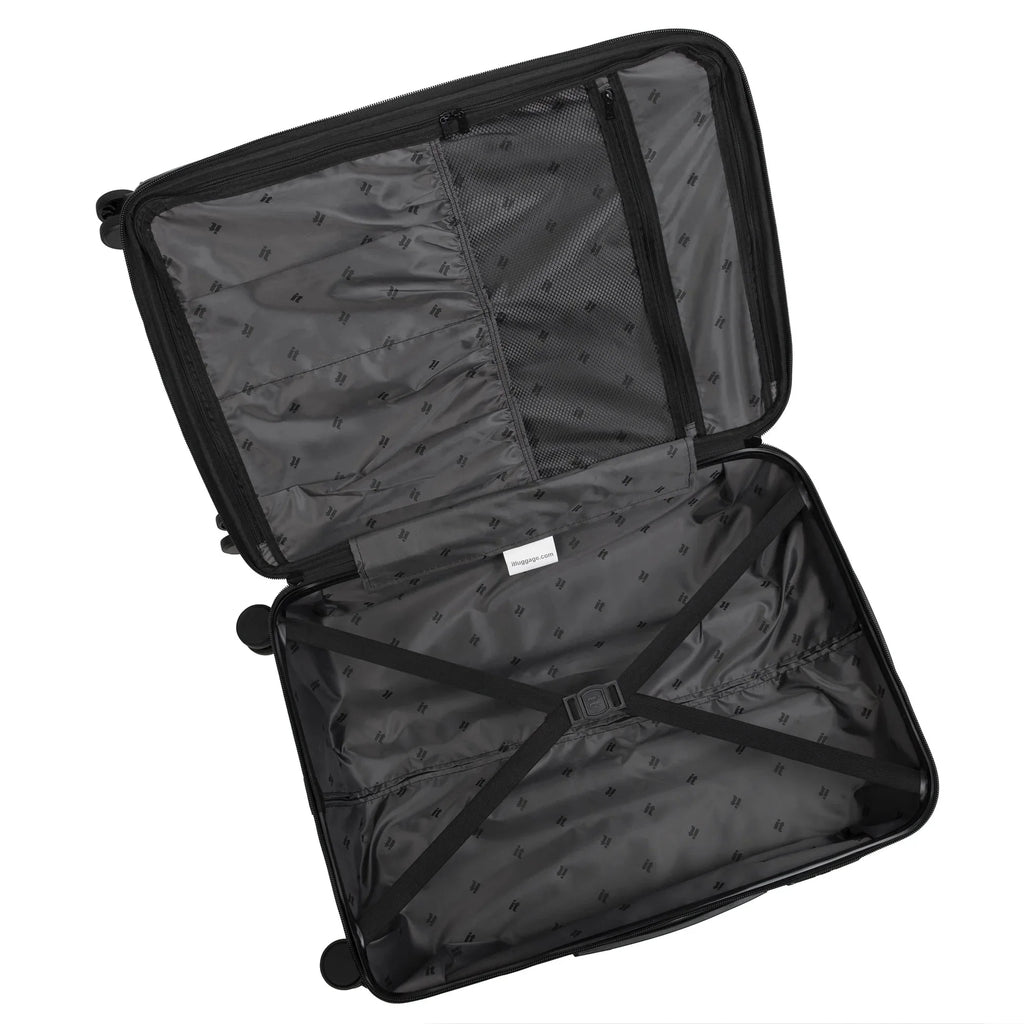 it luggage Legion 28 in Hardside Checked 8 Wheel Expandable Spinner Luggage, Asphalt Black