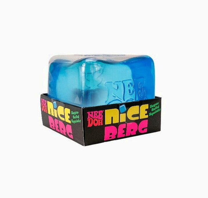Nee Doh Nice Berg Square Sensory Toy, Blue, Ages 3+