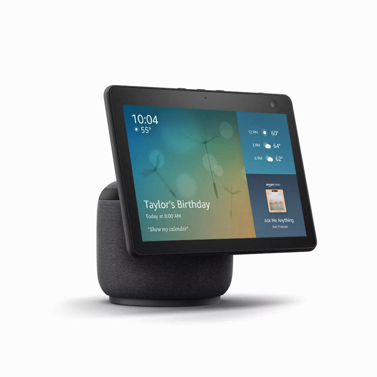 Amazon Echo Show 10 3rd Gen HD Smart Display With Alexa, 10.1in Screen, 13MP Camera, Charcoal