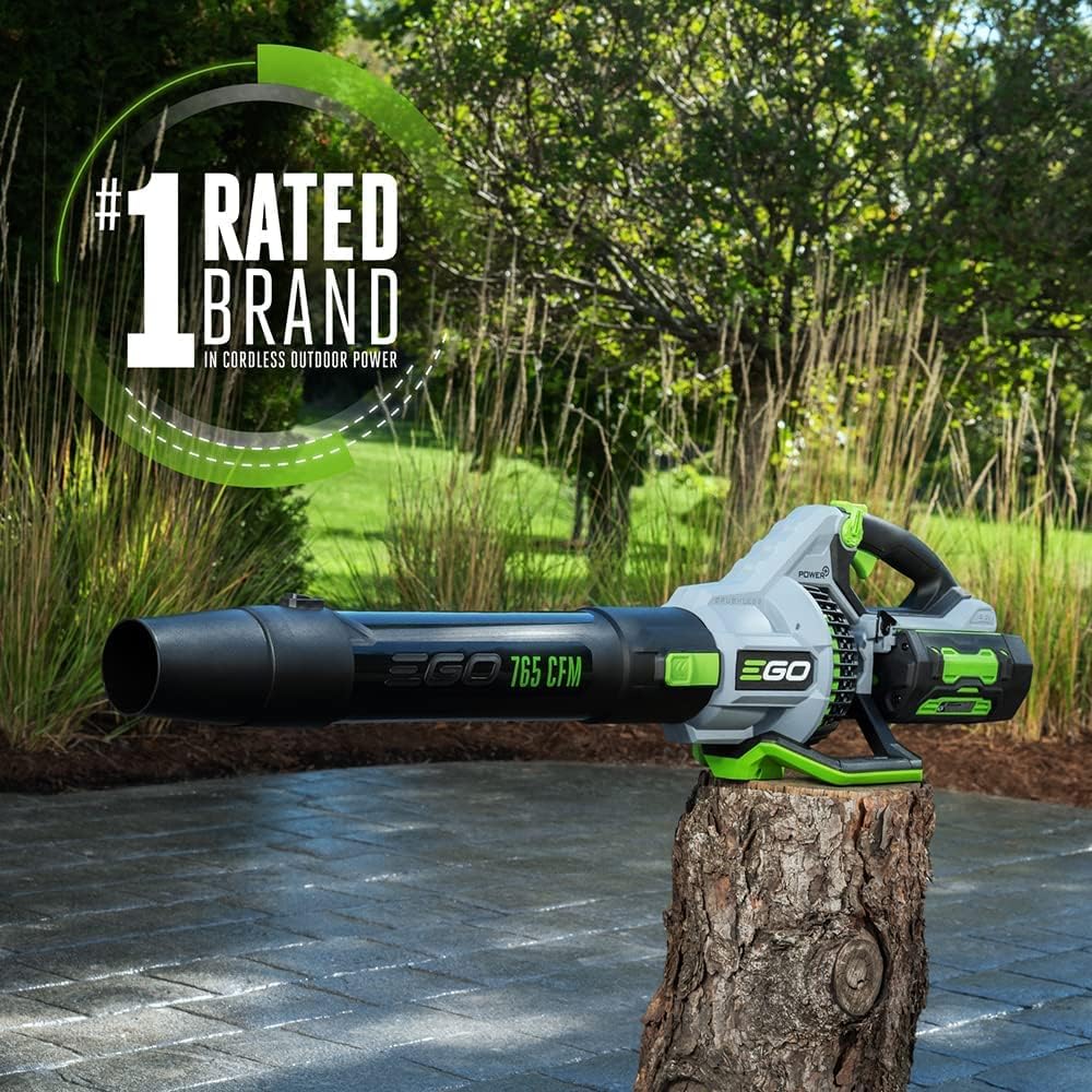 EGO POWER+ Cordless Electric Leaf Blower 765 CFM With 56V 5.0Ah Battery And Charger - LB7654