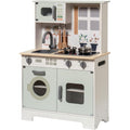 Robotime Wooden Play Kitchen Playset With Lights And Sounds