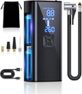 Portable Tire Inflator Air Compressor, 150 PSI, 25000mAh, Black - P004