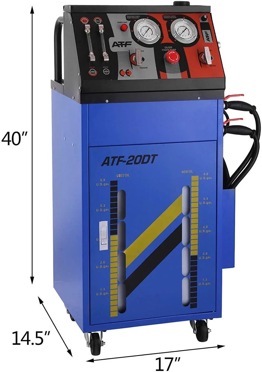VEVOR Automatic Transmission Fluid Exchanger DC12V 0-60PSI With 28 PCs Connectors