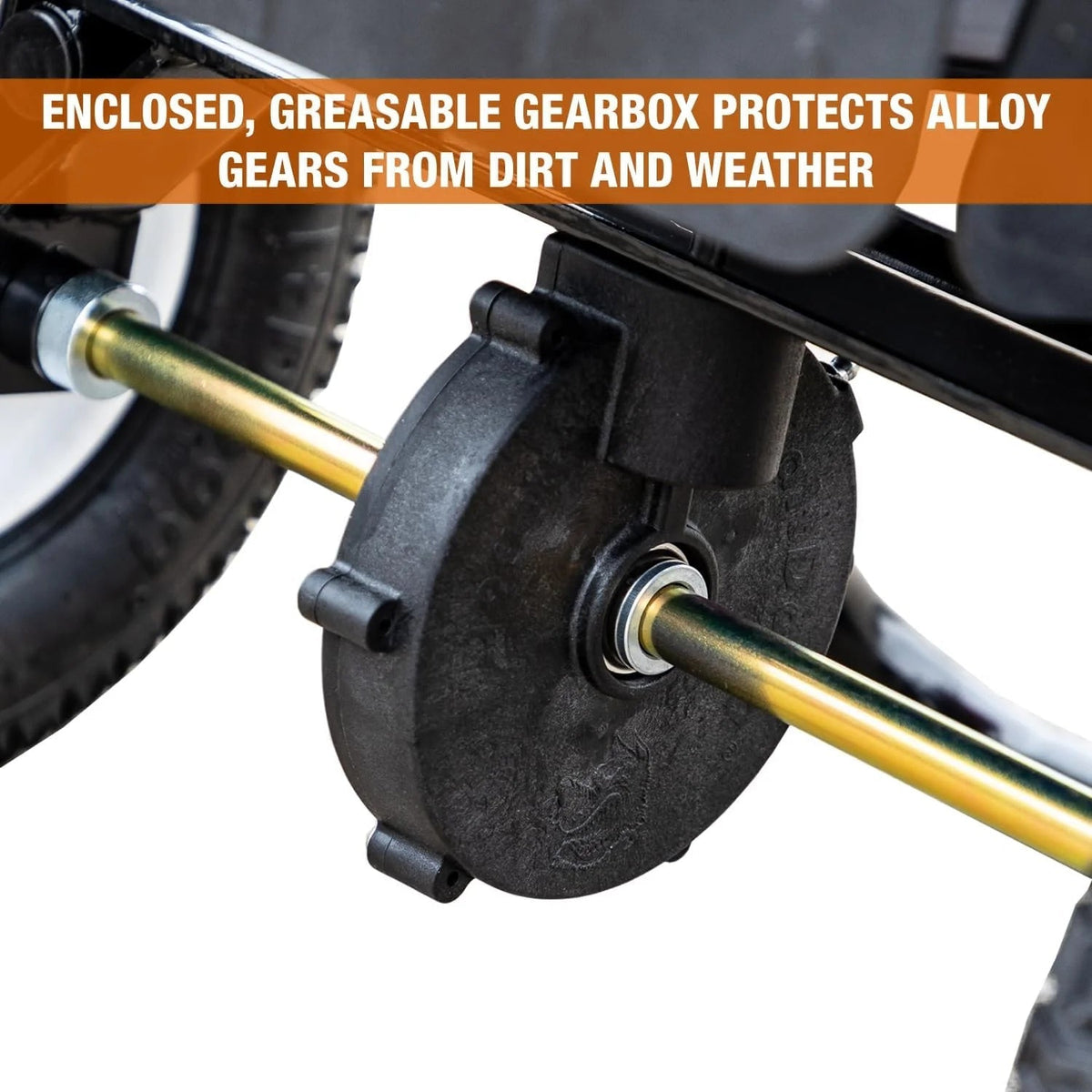 100-Lb Walk-Behind Push Spreader For Grass Seed, Salt, De-Icer And Fertilizer