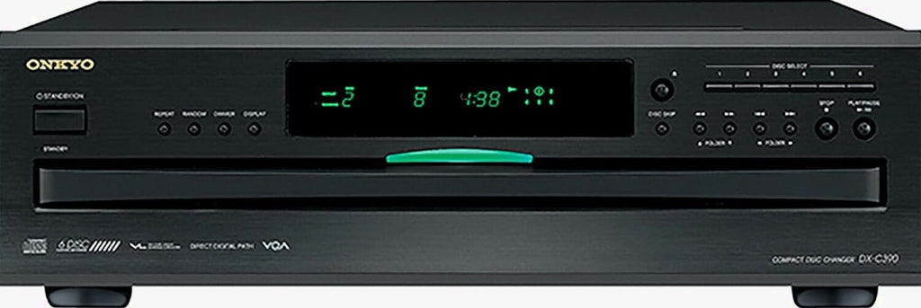 Onkyo 6-Disc CD Changer, Black - DX-C390