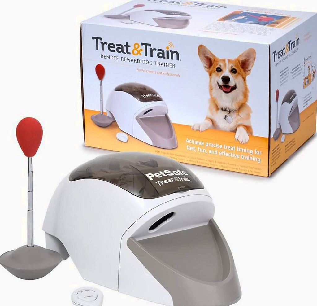 PetSafe Treat & Train Remote Treat Dispensing Dog Training System With Remote And Target Wand