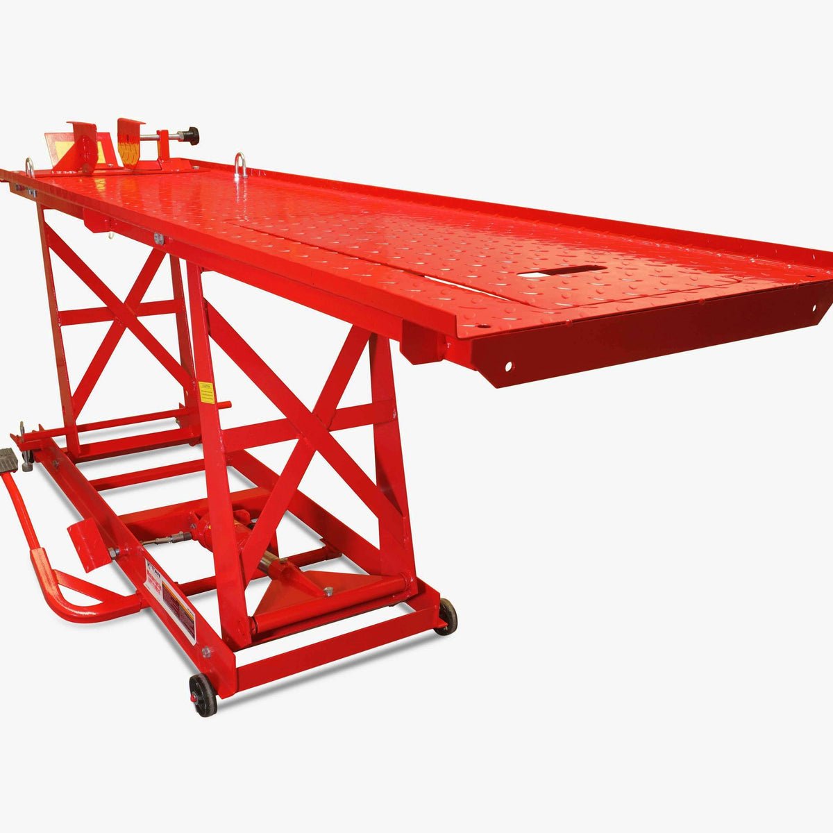 1,000 Lb Hydraulic Motorcycle Lift Table, Extra Long Heavy Duty