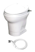 Thetford Aqua-Magic V RV Toilet Hand Flush With Hand Sprayer High Profile White - 31675