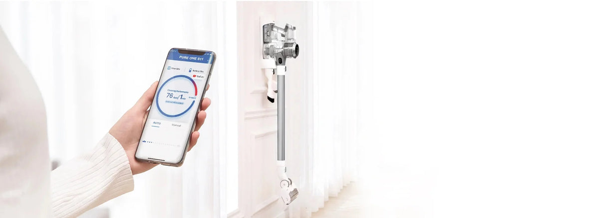 Tineco Pure One S11 Spartan Cordless Smart Stick Vacuum - 130W Suction, HEPA Filter, 40 Min Runtime