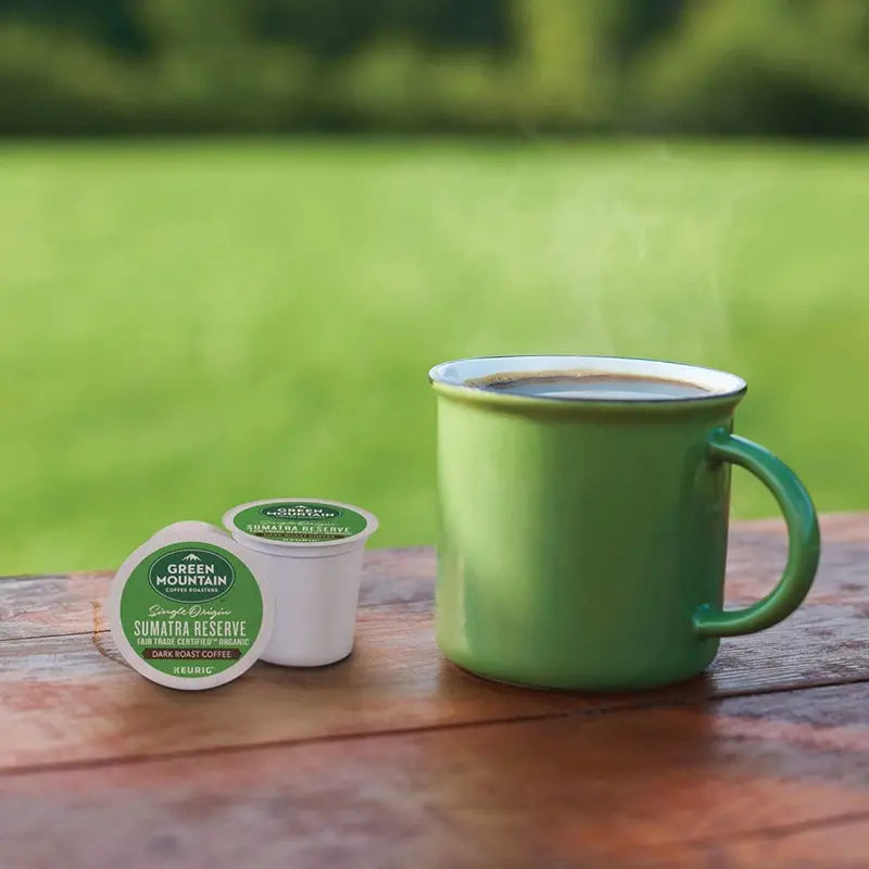 Green Mountain Coffee Roasters Sumatra Reserve Dark Roast K-Cup Pods, 96 Count, Fair Trade Certified