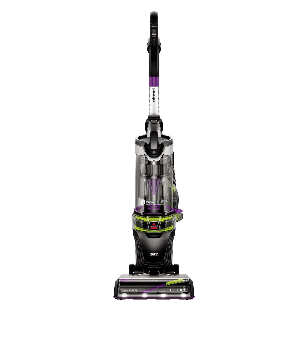 BISSELL PowerLifter Allergen Pet Rewind Upright Vacuum, Bagless, HEPA Filter, Black - 3404
