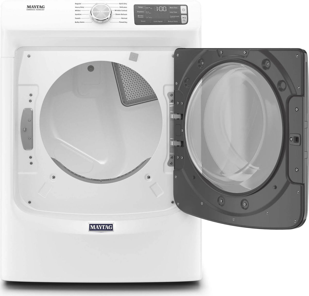 Maytag 7.3 Cu. Ft. Front-Loading Electric Dryer, White - MED6630HW