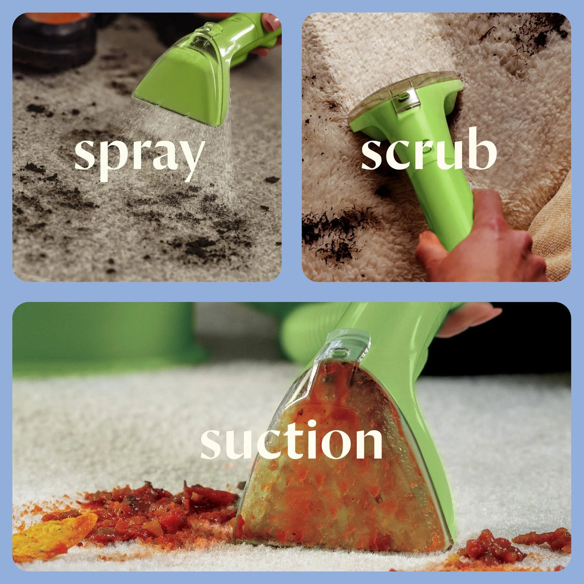 BISSELL Little Green Mini Portable Upholstery Deep Cleaner With 4in Tough Stain Tool - 4095