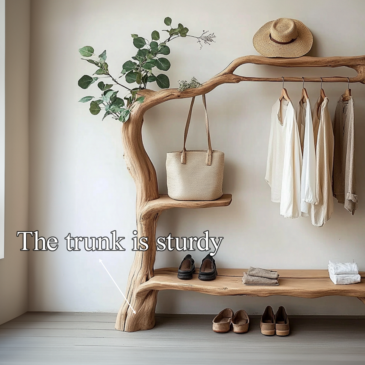 Clothes Hanging Rack Handmade Design Decor Home Gift