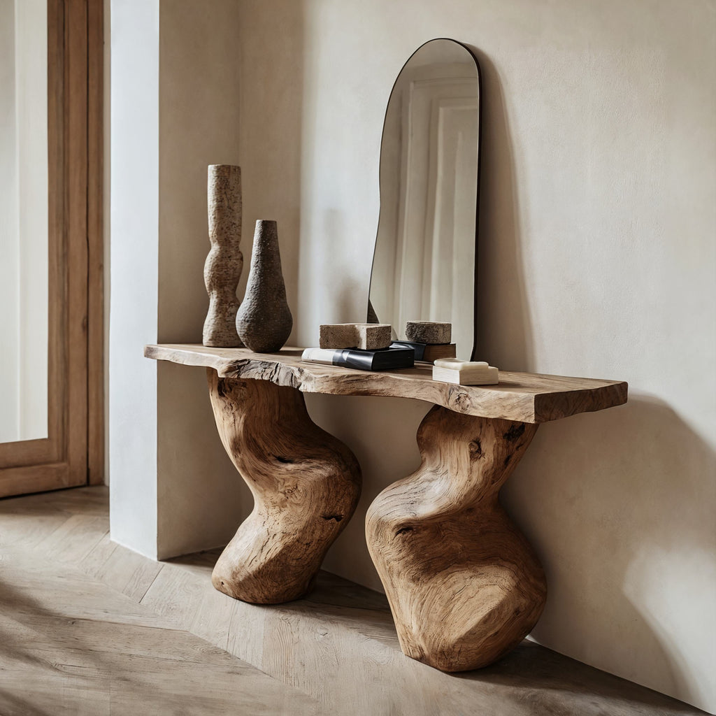 Entryway Table Solid Wood - view 3