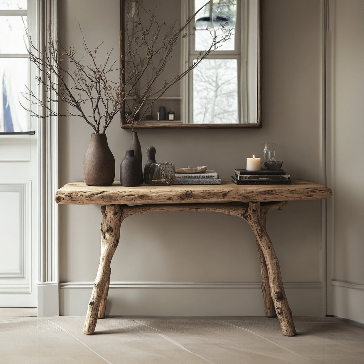 Curve Console Table Handcraft - view 3