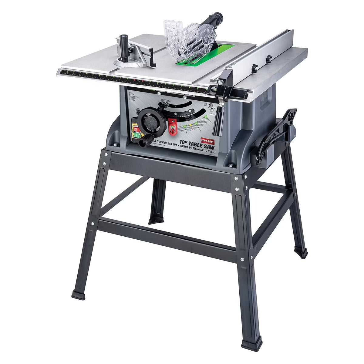 Genesis 15-Amp 10-In. Table Saw With Metal Stand - GTS10SC