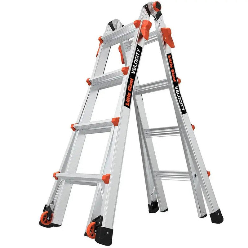 Little Giant Velocity 17-Foot Multi-Position Ladder - Type 1A Duty Rating, Aluminum Construction