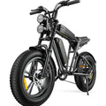 Retro-Style Adult Electric Bike, 1000W, 28 Mph, 94 Miles Range, 20in x 4.0in Fat Tires, Full Suspension - M20