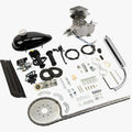 Zimtown 80cc 2 Stroke Engine Bike Motor Kit For 26in Bicycles - Silver White