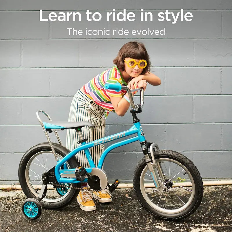 Schwinn Krate EVO Kids Bike, 16 Inch Wheels, Ages 3-5, Raspberry, Alloy Steel Frame - EVO