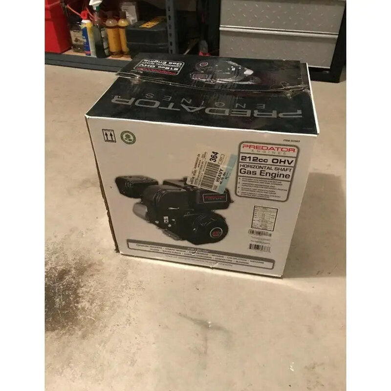Predator 212cc 6.5 HP OHV Horizontal Shaft Engine - 69730